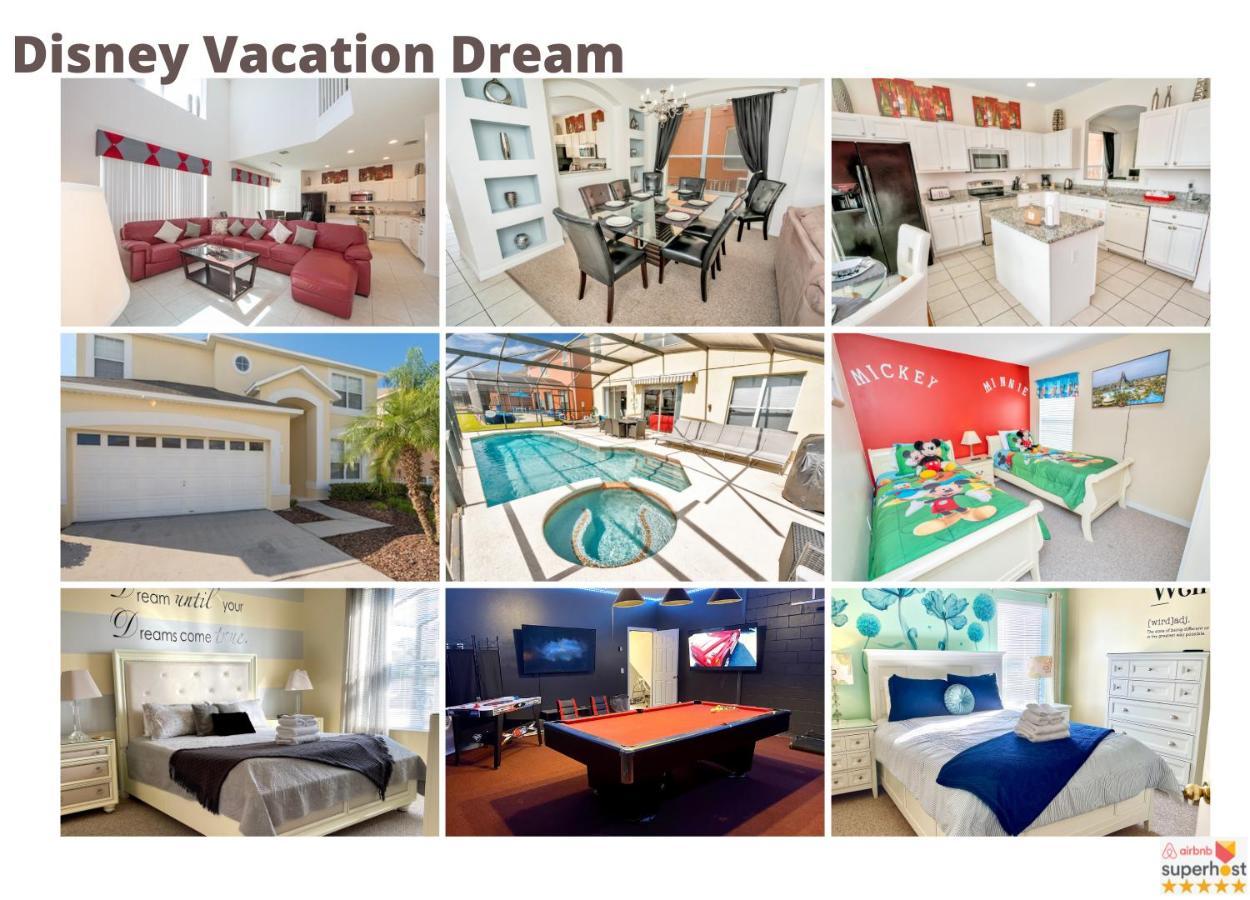 Disney Dream With Hot Tub, Pool, Xbox, Games Room, Lakeview, 10 Min To Disney, Clubhouse 基西米 外观 照片